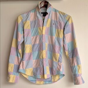 Polo by Ralph Lauren Women’s Oxford Cloth Madras Shirt